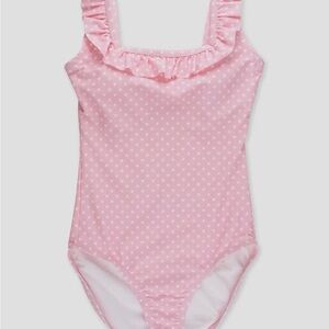 Ruffle Butts Pink Polka Dot One Piece Swimsuit